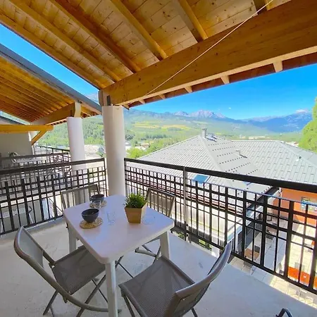 T3 Avec Vue Sur Les Montagnes - Piscine - Sauna Appartement